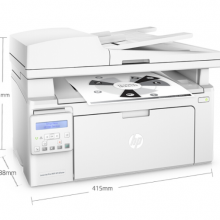 HP LaserJet Pro MFP M132nw 多功能一体机（打印、复印、扫描） 原厂两年保修服务