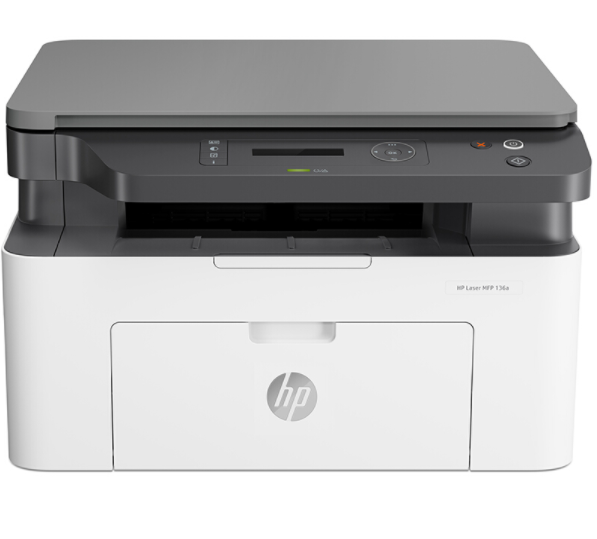  惠普 （HP） 136a 锐系列新品激光多功能一体机 三合一打印复印扫描 原厂两年保修服务