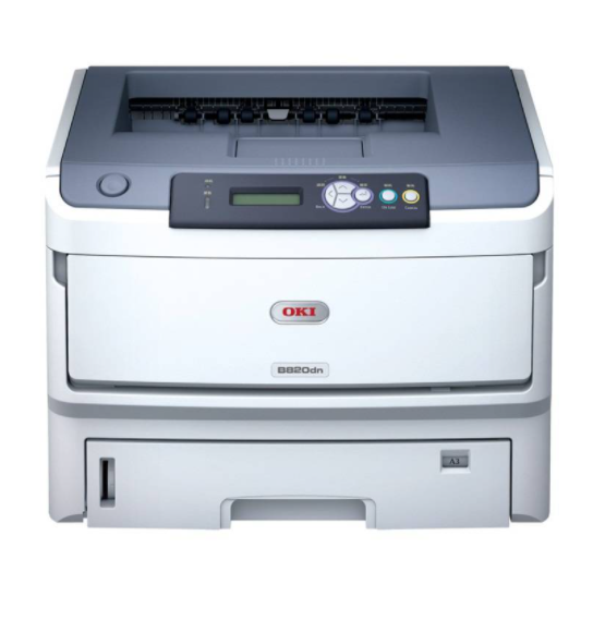 OKI A3黑白激光双面网络打印机B820DN