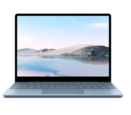 微软Surface Laptop Go -TNV 商务轻薄笔记本 8/256 亮铂金/岩砂金/冰晶蓝 超轻触控指纹识别