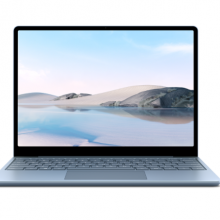 微软Surface Laptop Go -TNV 商务轻薄笔记本 8/256 亮铂金/岩砂金/冰晶蓝 超轻触控指纹识别
