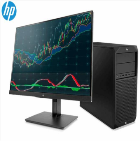 惠普（HP)图形工作站 Z6 G4两颗 Intel Xeon 4214 2.1G/64G/512G+2T/P2200 5G显卡/Z27寸专业显示器（Intel 英特尔®至强®处理器）
