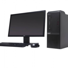 Veriton D850 8091（Intel 酷睿i5-9代 机械硬盘+固态硬盘） ( I5-9500/Q370/8G/1T+128GSSD/2G独显/DVDRW/23.8LED)