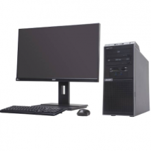 ACER Veriton T850 9749 （Intel 酷睿i7-9代 机械硬盘+固态硬盘）( I7-9700/Q370/16G/1T+128GSSD/2G独显/DVDRW)