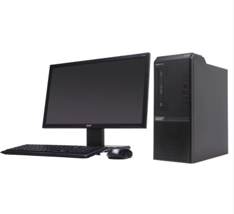 ACER Veriton D850（Intel 酷睿i7-9代 机械硬盘+固态硬盘 独立）( I7-9700/Q370/16G/1T+256GSSD/4G独显/DVDRW)