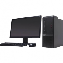 ACER Veriton D850（Intel 酷睿i7-9代 机械硬盘+固态硬盘 独立）( I7-9700/Q370/16G/1T+256GSSD/4G独显/DVDRW)