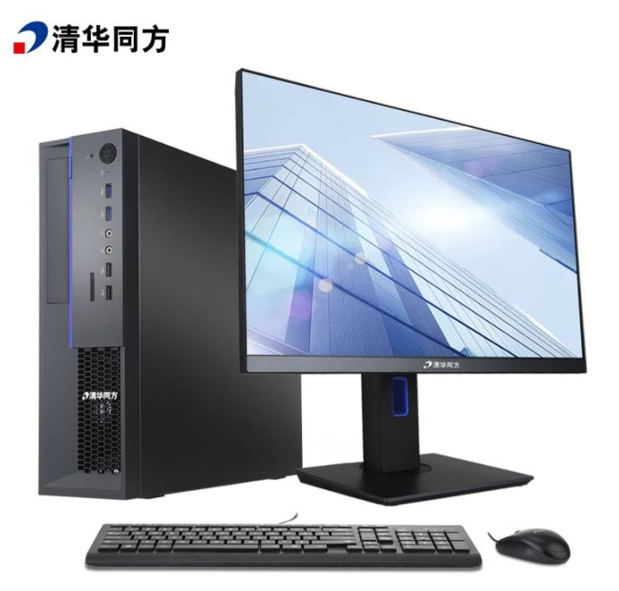 清华同方 超翔TK630-V050 鲲鹏920 8核 2.6GHz/16G/256G SSD/独显/DVDRW/23.8寸显示器