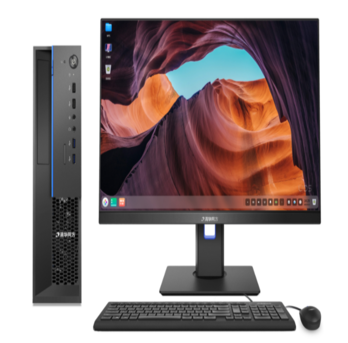 清华同方 超翔Z8307 龙芯3A3000 四核 1.45GHz/8G/256G SSD/独显/DVDRW/23.8寸显示器