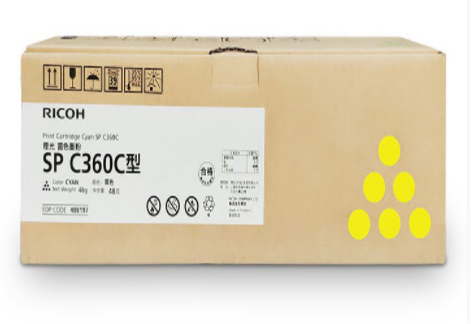 理光黑色墨粉盒SP C360C型
