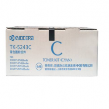 京瓷(KYOCERA)TK-5243C 青色 墨粉/墨盒（适用京瓷P5026/M5526系列）
