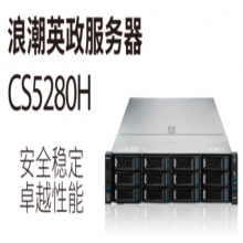 浪潮英政 服务器CS5280H 是基于海光7000 处理器的 2U 机架式服务器，